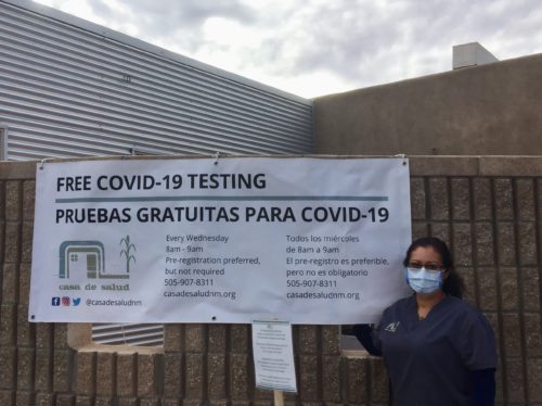 Health equity free COVID-19 testing at Casa de Salud