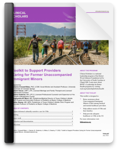Toolkit to Support Providers Caring for Former Unaccompanied Immigrant Minors