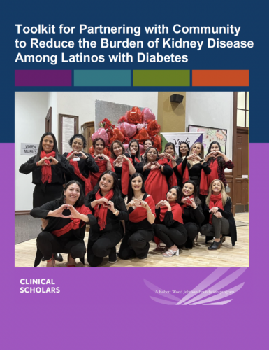 Cover of the Toolkit for Partnering with Community to Reduce the Burden of Kidney Disease Among Latinos with Diabetes